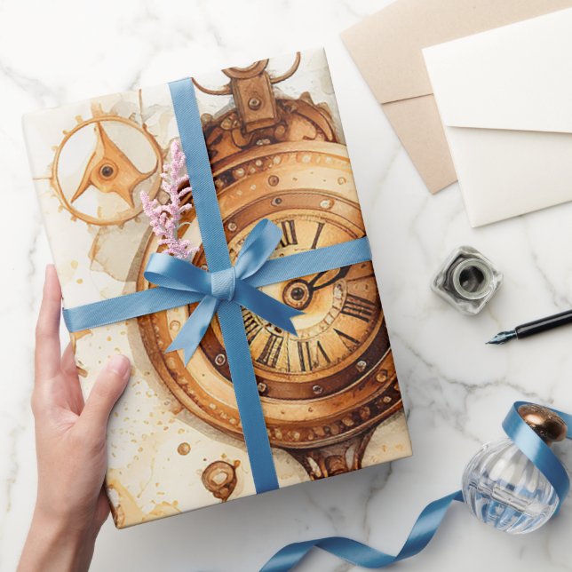 Victorian Steampunk Presentpapper (Gifting)