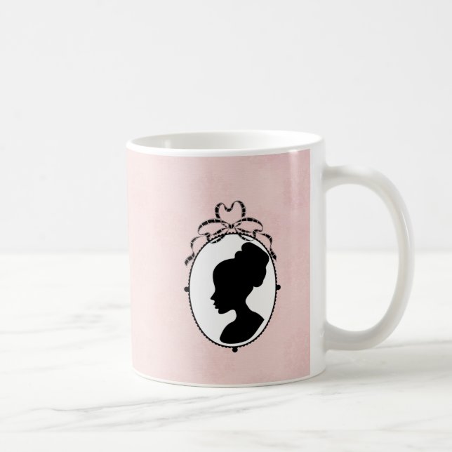 Victorian Stil 60s Cameo Kaffemugg (Höger)