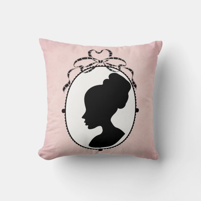 Victorian Stil 60s Cameo Kudde (Framsida)