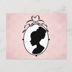 Victorian Stil 60s Cameo Vykort