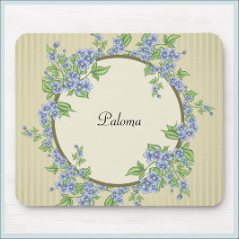 Victorian Stil Blue Flower Wandeans Musmatta