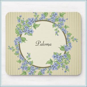 Victorian Stil Blue Flower Wandeans Musmatta
