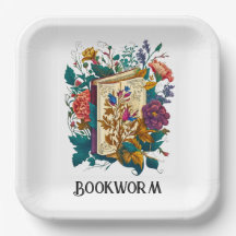 Victorian stil Bookworm design