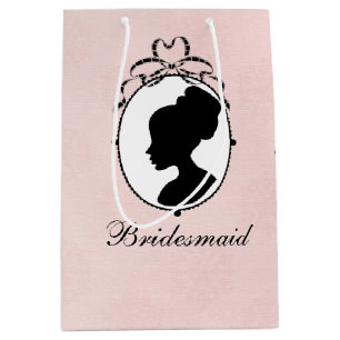 Victorian Stil Cameo Möhippa Gift Bag