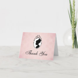 Victorian Stil Cameo - tackkort