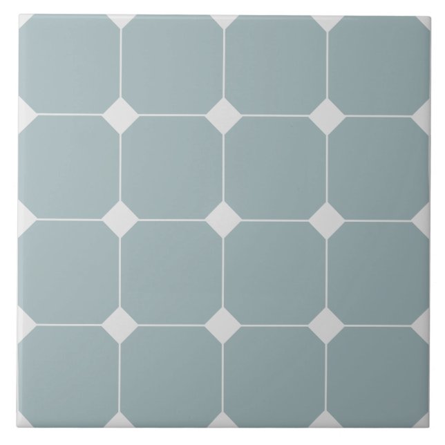Victorian Stil Geometric Mönster Tile Kakelplatta (Framsidan)