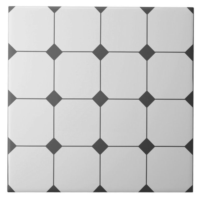 Victorian Stil Geometric Mönster Tile Kakelplatta (Framsidan)