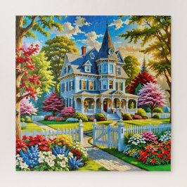 Victorian-stil house pussel