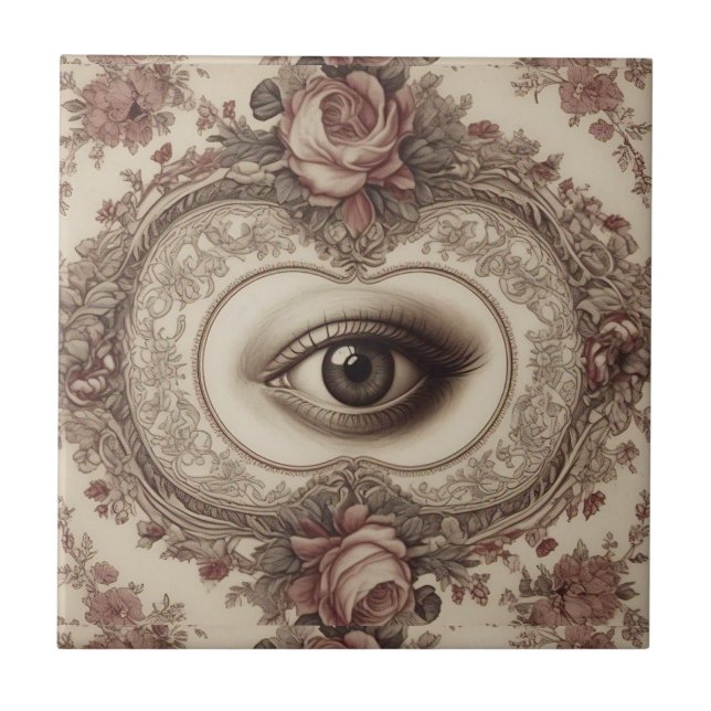 Victorian stil kakelplatta (Framsidan)