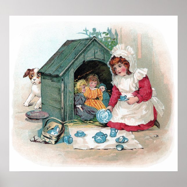 Victorian Tea Party i Doghouse Poster (Framsidan)