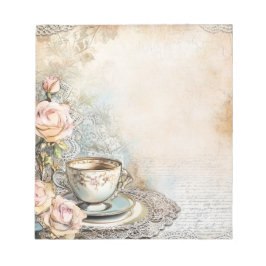 Victorian Tea Party notepad Anteckningsblock