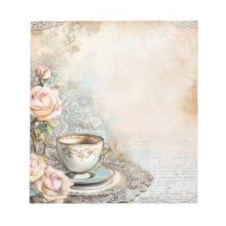 Victorian Tea Party notepad Anteckningsblock