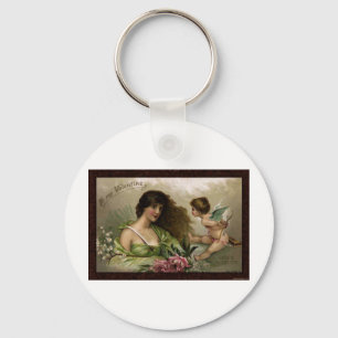 Victorian till Mina Valentine Kärlek-frågepresenta Nyckelring