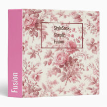 Victorian Toile Fransk Rosa Blommigt