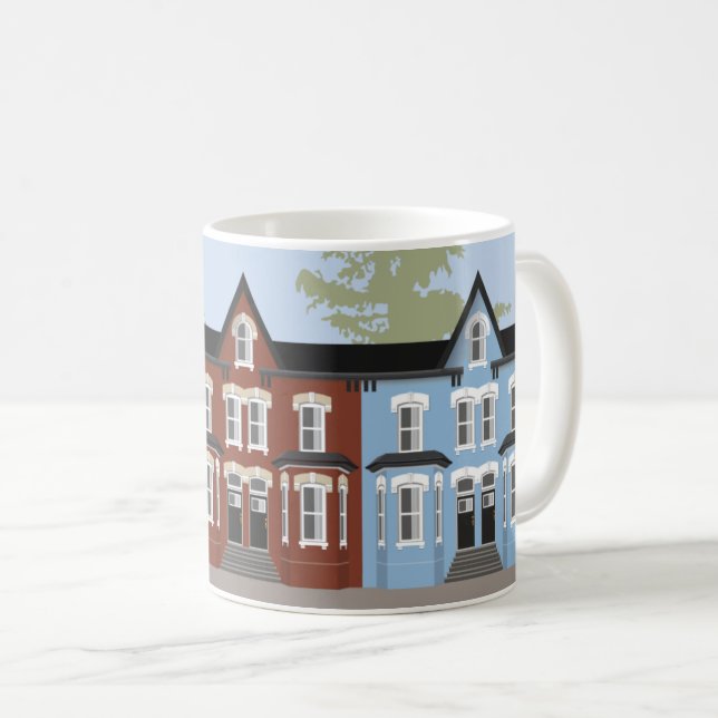 Victorian Townhouse Mugg (Framsida höger)