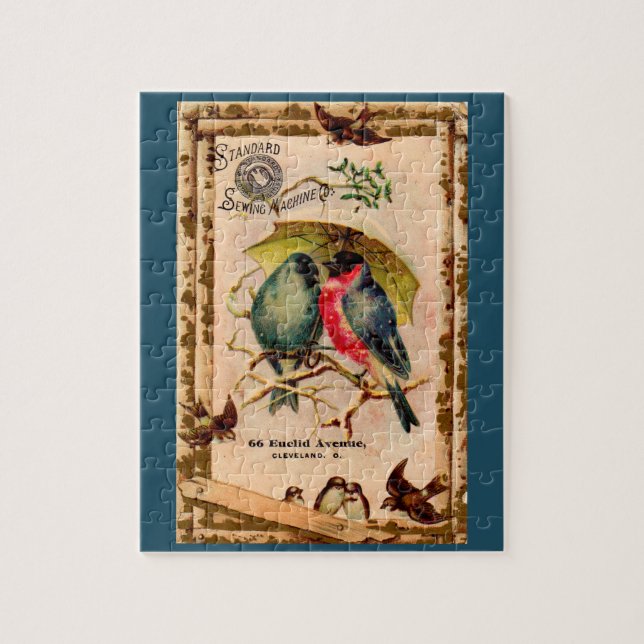 Victorian Trade Card Standard Sewing Maskin Co. Pussel (Vertikal)