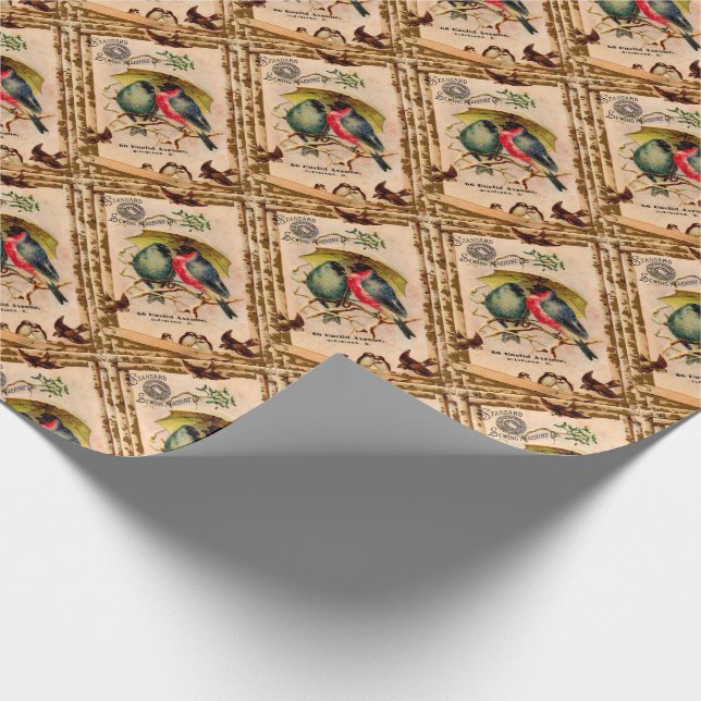 Victorian Tradecard Standard Sewing Maskin Co. Presentpapper (Hörn)