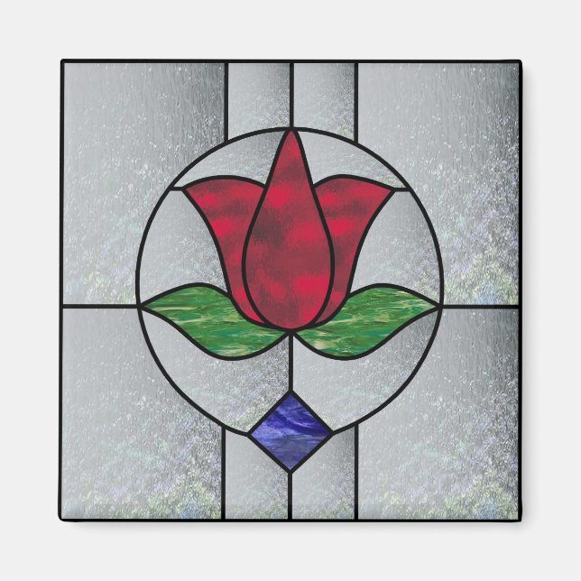 Victorian Tulip Magnet (Framsidan)