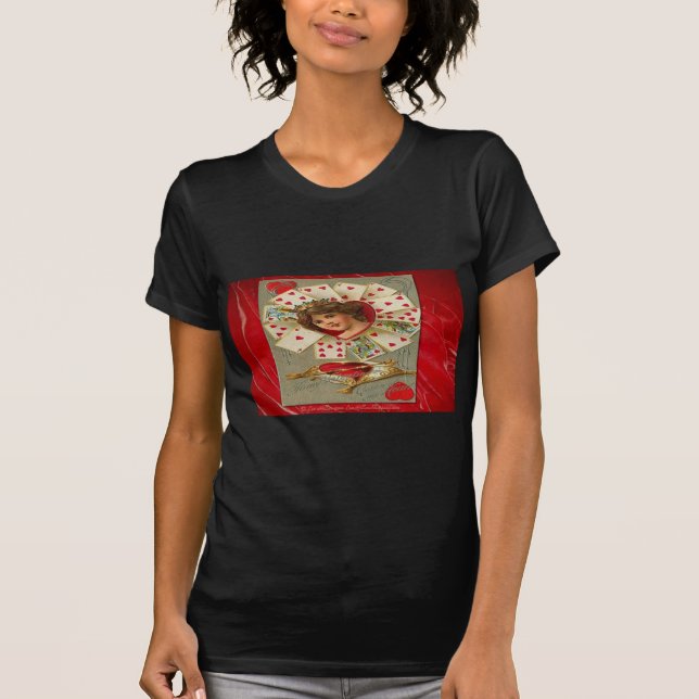 Victorian Valentine, Hearts drottning Tee (Framsida)