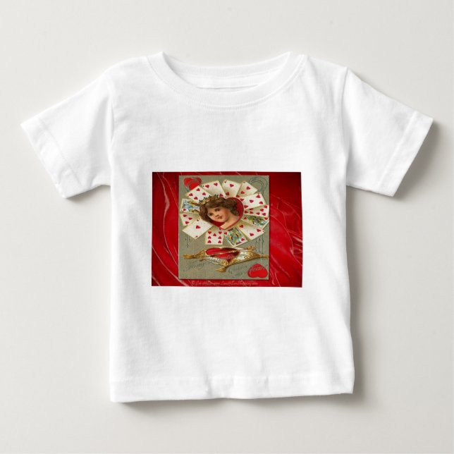Victorian Valentine, Hearts drottning Tee Shirt (Framsida)