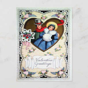 Victorian Valentine Helg Vykort