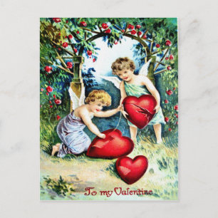 Victorian Valentine Helg Vykort