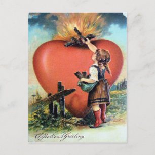 Victorian Valentine Helg Vykort