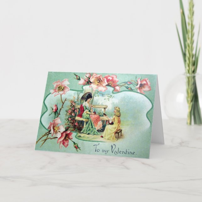 Victorian Valentine Helgkort (Framsida)
