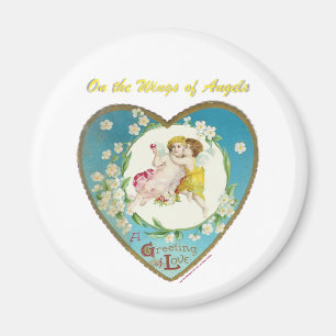 Victorian Valentine på Änglarna av Änglar-gåvor Magnet