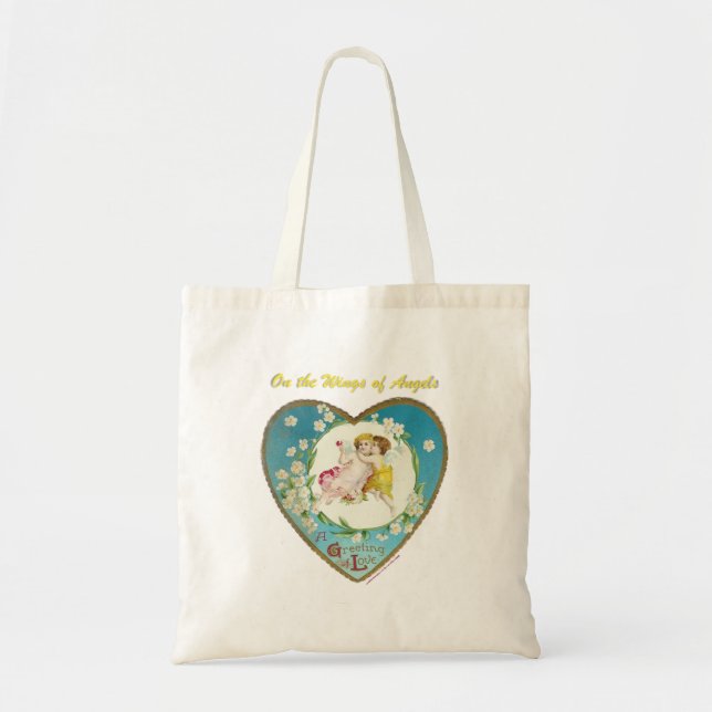 Victorian Valentine på Änglarna av Änglar-gåvor Tygkasse (Framsidan)