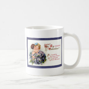 Victorian Valentine "The Bliss of Kisses"-gåvor Kaffemugg