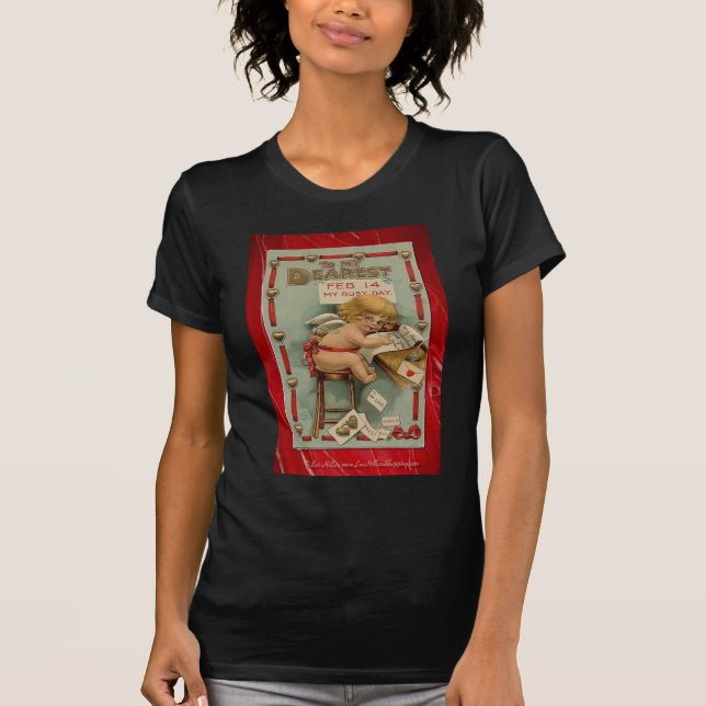 Victorian Valentine till min mörkaste T-shirt (Framsida)