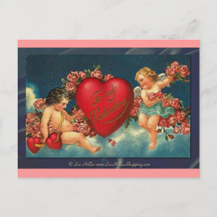 Victorian Valentine till min Valentine Helg Vykort