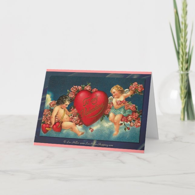 Victorian Valentine till min Valentine Helgkort (Framsida)