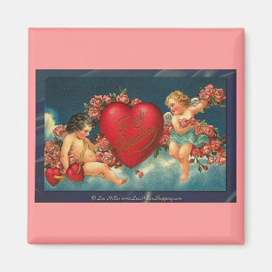 Victorian Valentine till min Valentine Magnet