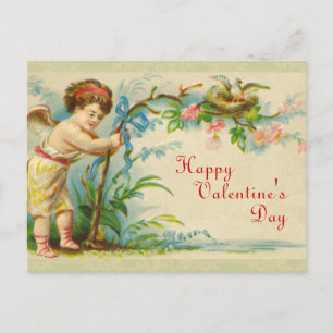 Victorian Valentine vycard Helg Vykort