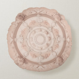 Victorian Vår, Powder Rosa Rund Kudde