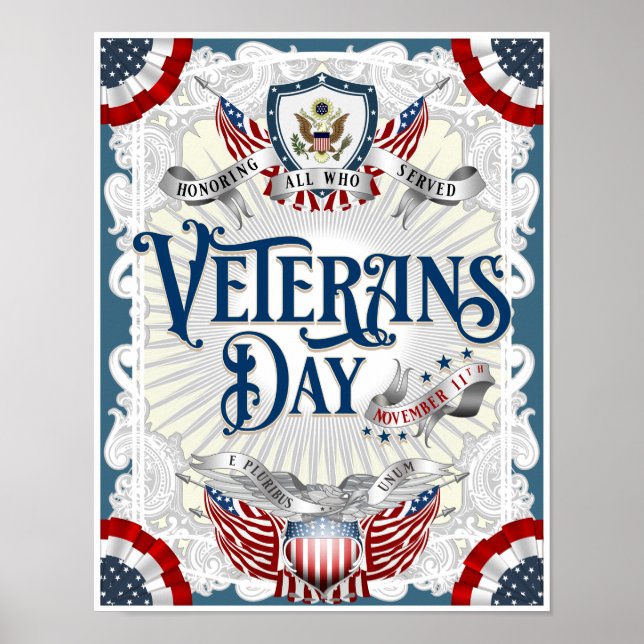 ’VICTORIAN VETERANS DAY’ Heavy Lagrar Poster (Framsidan)