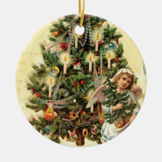 Victorian Vintage Angel Julgran Ornament