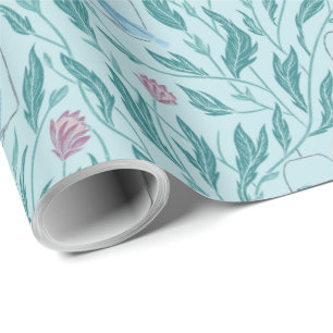 Victorian Vintage Bird in Garden Light Presentpapper