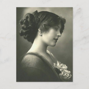 Victorian Vintage Girl Vykort