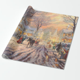 Victorian Vintage God natt Presentpapper