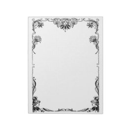 Victorian Visage och Vines gräns Anteckningsblock