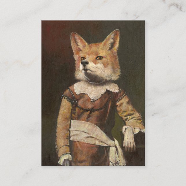 Victorian Vixen ACEO Busines Card Visitkort (Framsida)
