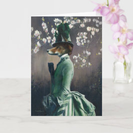Victorian Vixen Hälsning Card Kort