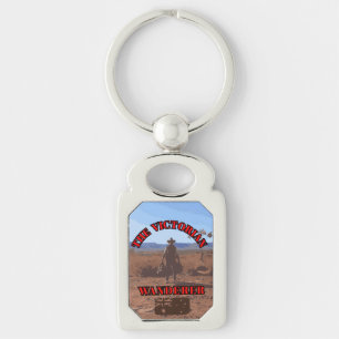 Victorian Wanderer Rektangulärt Silverfärgad Nyckelring