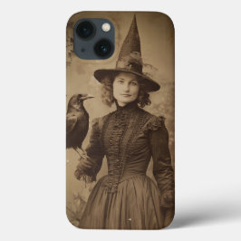 Victorian Witch Sepia Porträtt stil 5