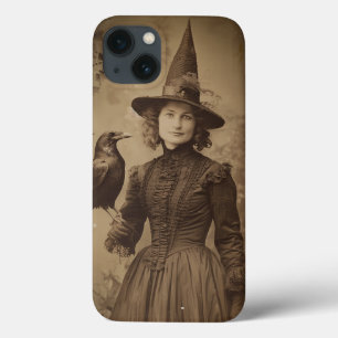 Victorian Witch Sepia Porträtt stil 5