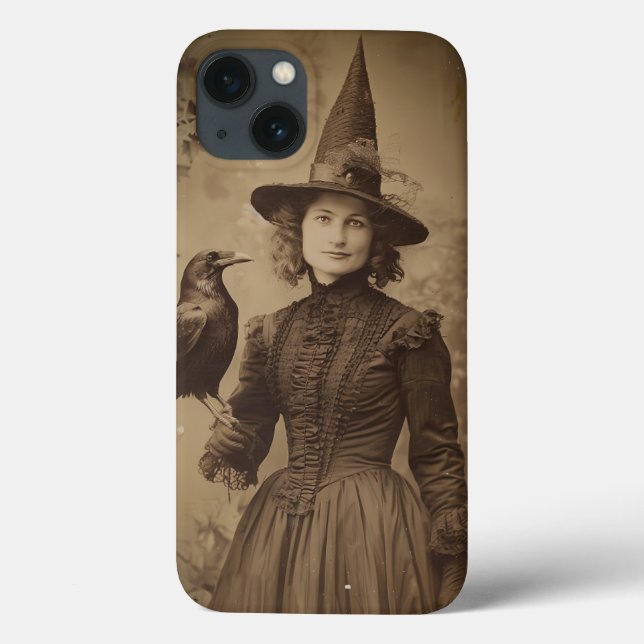 Victorian Witch Sepia Porträtt stil 5 (Baksida)