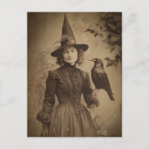 Victorian Witch Sepia Porträtt stil 5